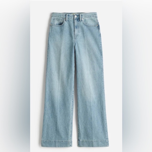 Madewell Light Blue superwide-leg jeans - Picture 6 of 13